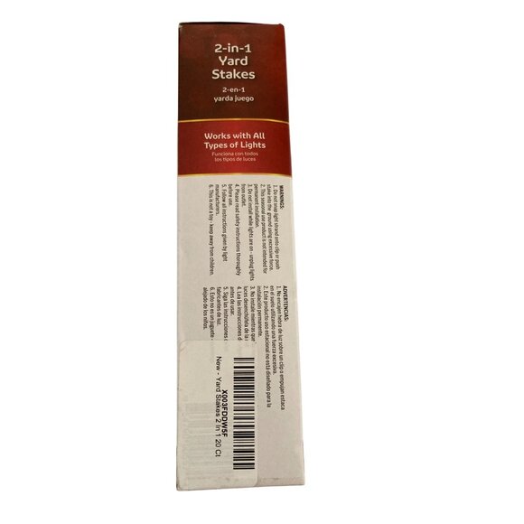 Simple Living Solutions 2 in 1 Yard Light Stakes Tie Down - Picture 4 of 8